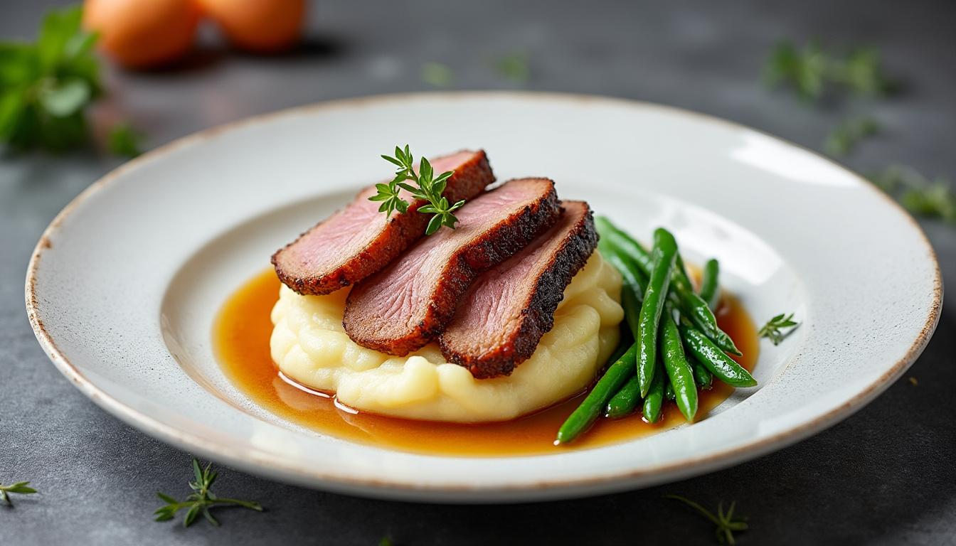 découvrez la recette traditionnelle du parmentier de canard façon grand-mère : un plat réconfortant et savoureux, à base de canard effiloché et de purée maison, pour régaler toute la famille.