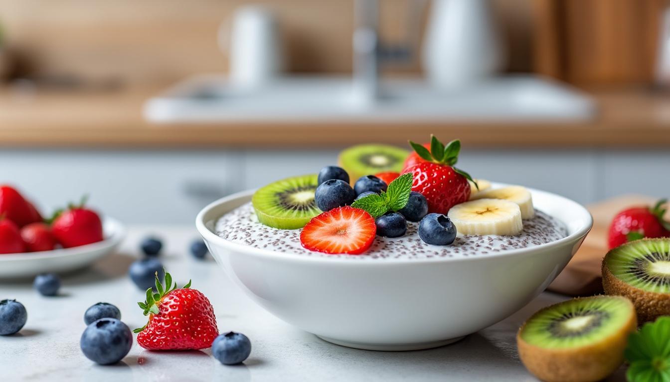 découvrez une recette aux graines de chia facile à préparer, saine et rapide pour un encas gourmand ou un petit-déjeuner équilibré. idéal pour faire le plein d'énergie !