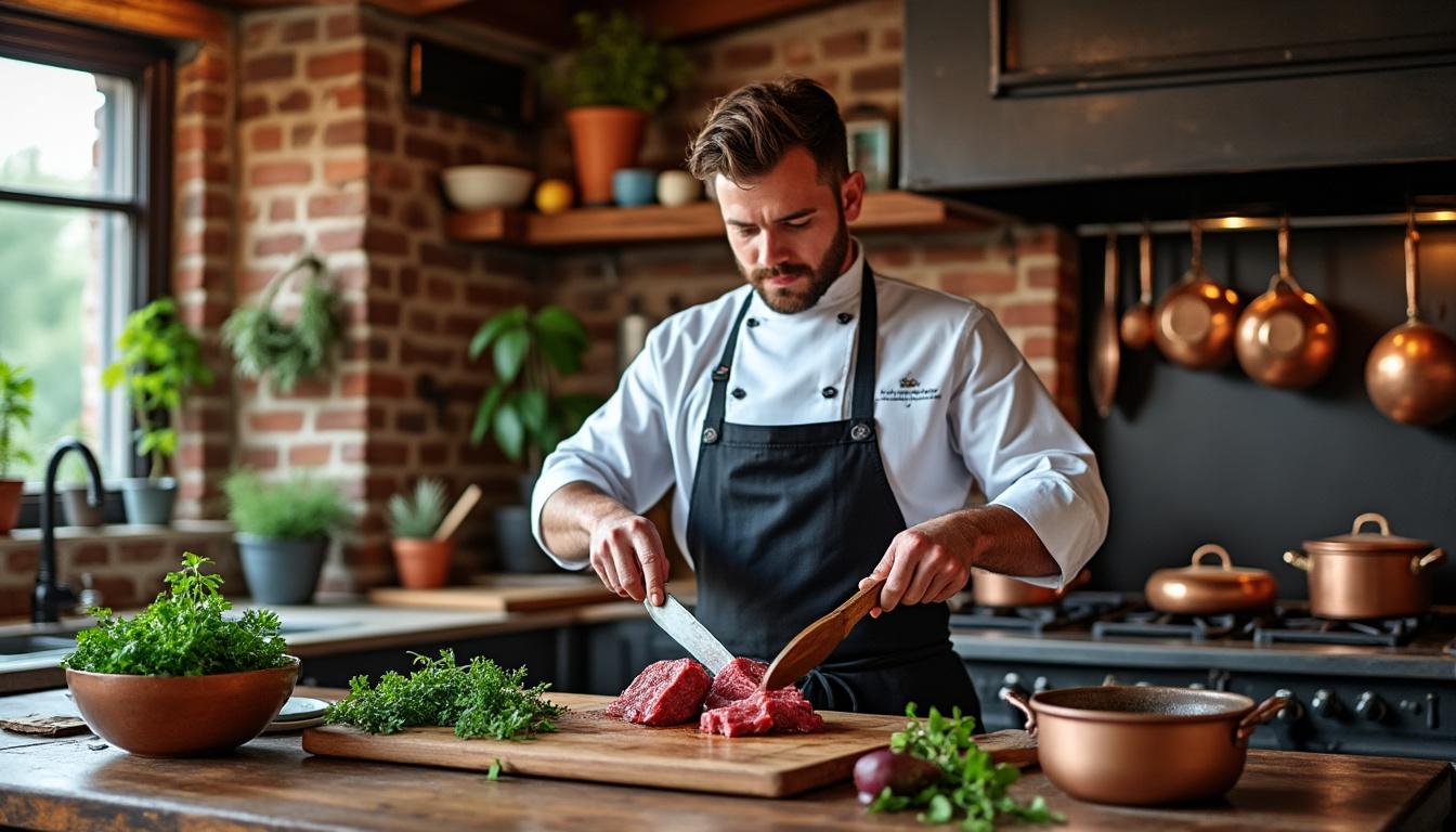 découvrez notre recette de joue de bœuf fondante, un plat mijoté gourmand et réconfortant, idéal pour régaler vos convives lors d’un repas convivial et savoureux.