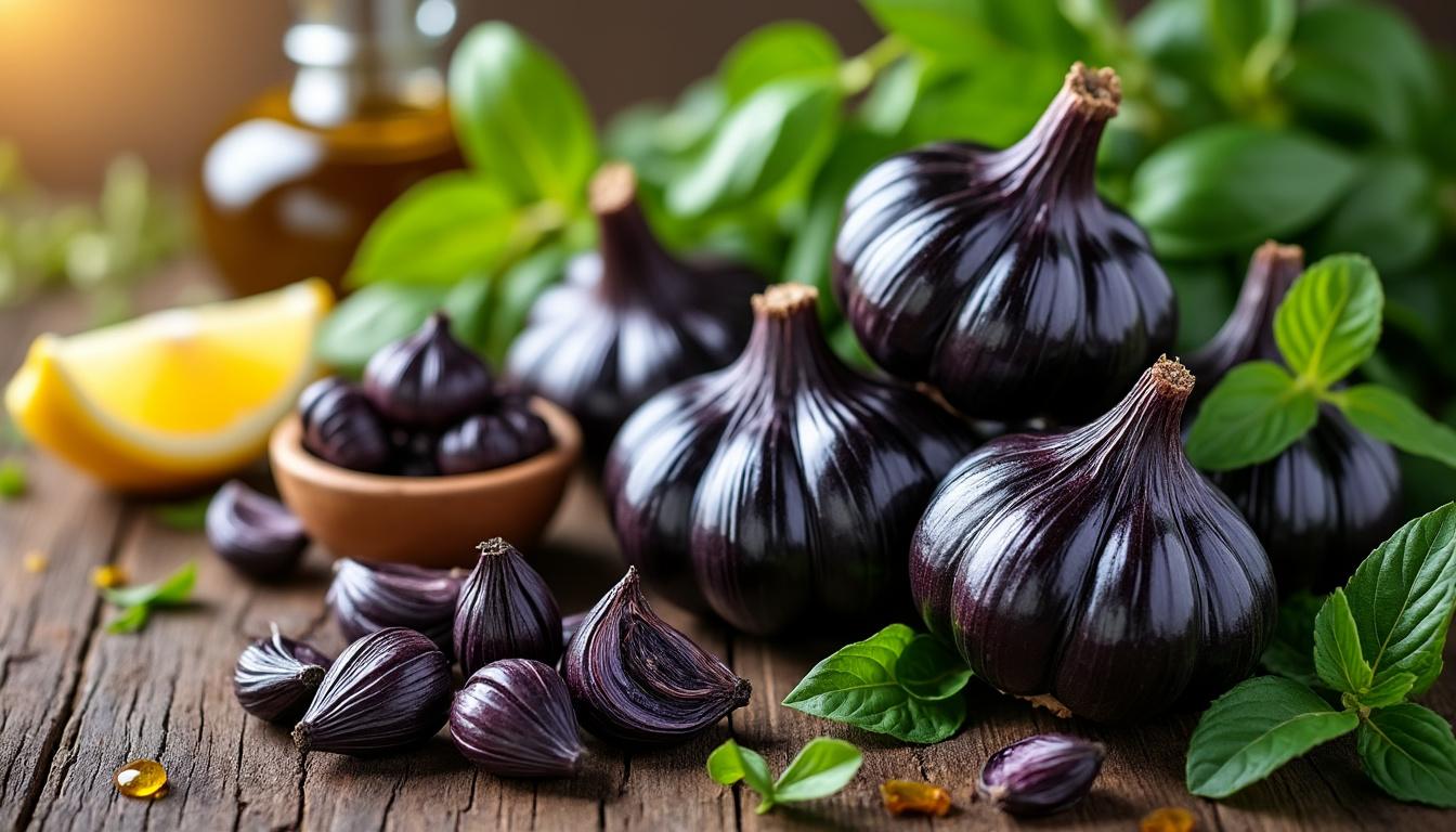 découvrez les puissants bienfaits de l'ail noir pour la santé, ainsi que ses utilisations en bien-être et nutrition. un super-aliment aux vertus antioxydantes et régénératrices à ajouter à votre alimentation.