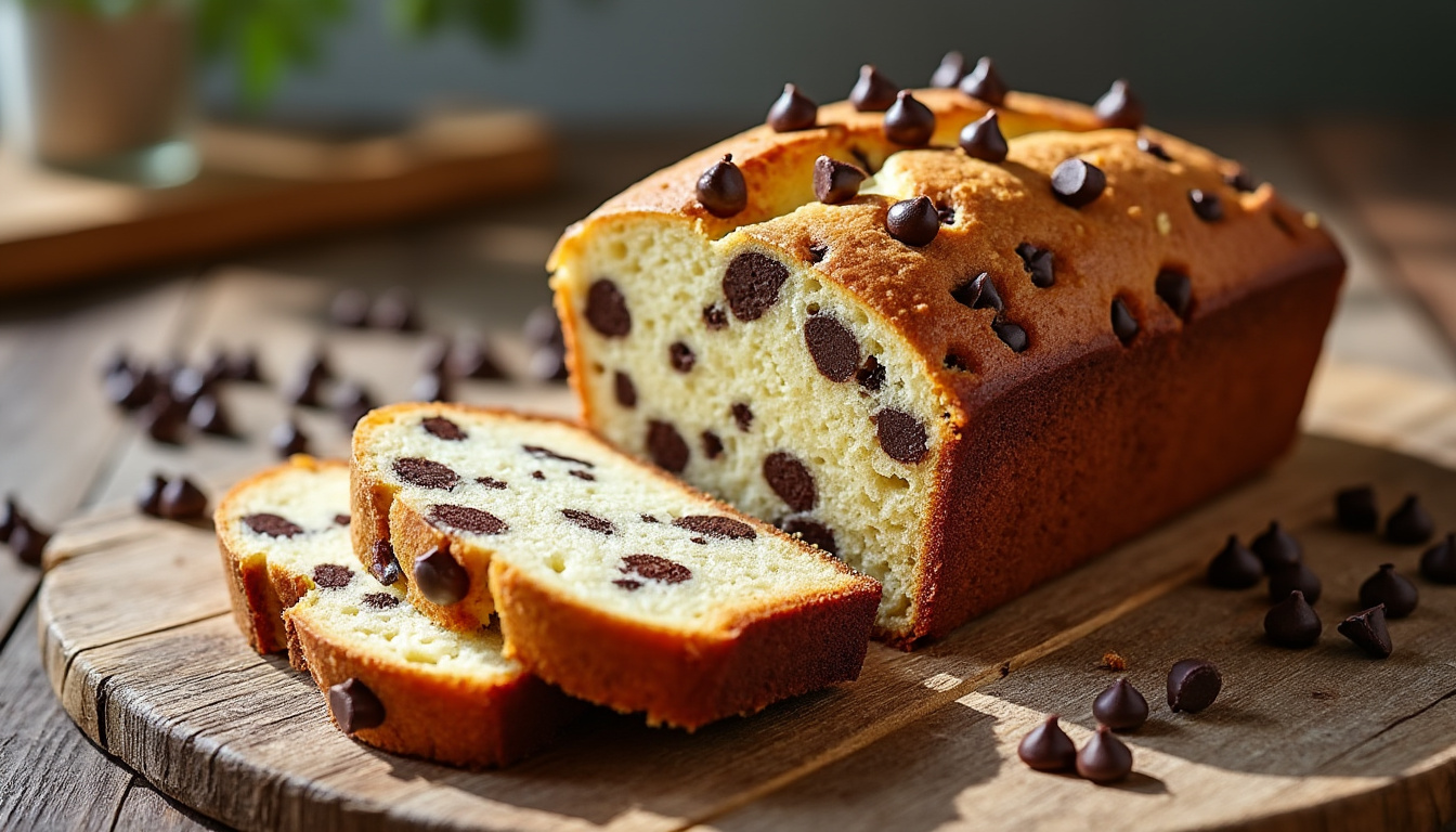 découvrez la recette facile du gâteau au yaourt aux pépites de chocolat : un dessert moelleux, délicieux et parfait pour régaler petits et grands à l’heure du goûter !