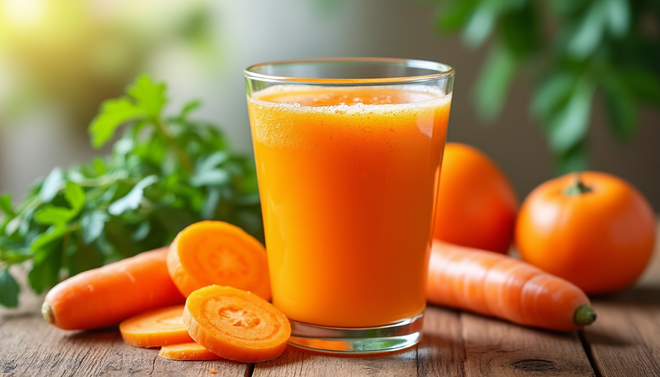 découvrez les bienfaits du jus de carotte pour la peau, la vue et le renforcement de l’immunité. un concentré de nutriments pour prendre soin naturellement de votre santé.