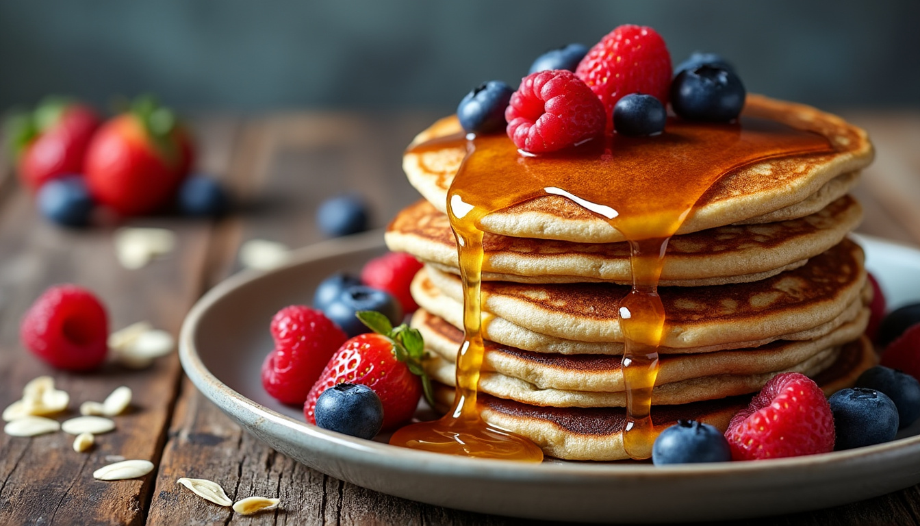 découvrez une recette healthy de pancakes banane et flocons d’avoine, idéale pour un petit-déjeuner sain, rapide et gourmand. facile à préparer, sans sucre ajouté, parfaite pour bien démarrer la journée.